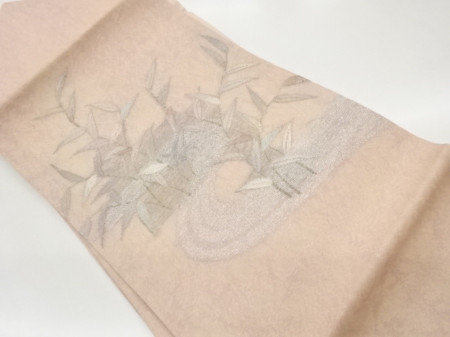 JAPANESE KIMONO / KIMONO FOR SUMMER / WEAVED / A FLOWING WATER / GRASS